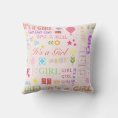 Baby Girl Kussen (Achterkant)