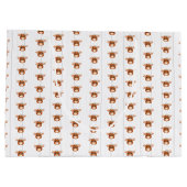 Baby Girl Longhorn Burnt Sinaasappel Groot Cadeauzakje (Achterkant)