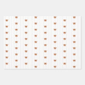 Baby Girl Longhorn Burnt Sinaasappel Inpakpapier Vel (Voorkant)