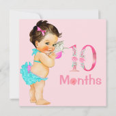 Baby Girl Monthly Milestone Markers Girl (Achterkant)
