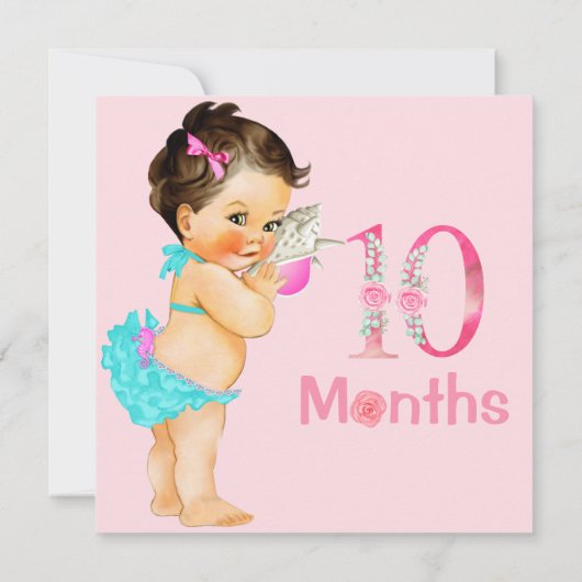 Baby Girl Monthly Milestone Markers Girl (Achterkant)