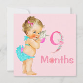 Baby Girl Monthly Milestone Markers Girl (Voorkant)