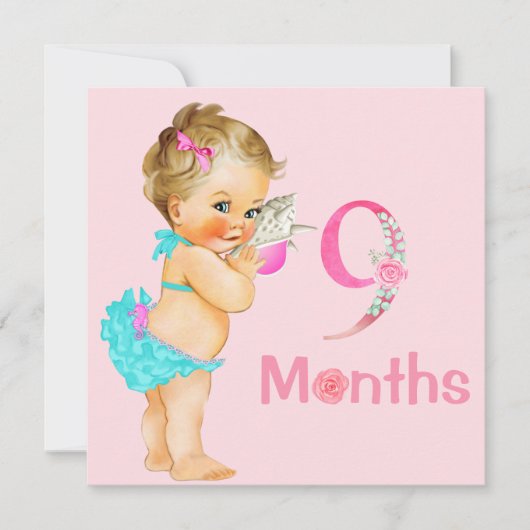 Baby Girl Monthly Milestone Markers Girl (Voorkant)