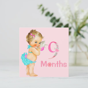 Baby Girl Monthly Milestone Markers Girl