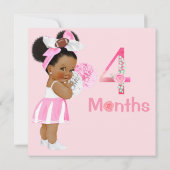 Baby Girl Monthly Milestone Markers Girl (Achterkant)