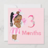 Baby Girl Monthly Milestone Markers Girl (Voorkant)