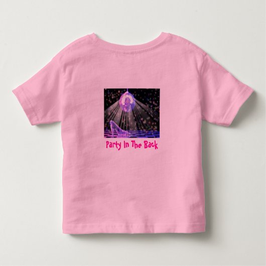 Baby Girl Mullet Kinder Shirts (Achterkant)