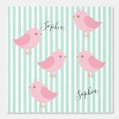 Baby girl Name Wallpaper Behang (Voorkant)