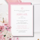 Baby Girl Naming-ceremonie Hebreeuwse joodse Kaart