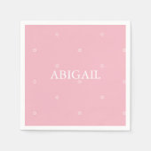 Baby Girl Naming-ceremonie Hebreeuwse joodse Servet (Voorkant)