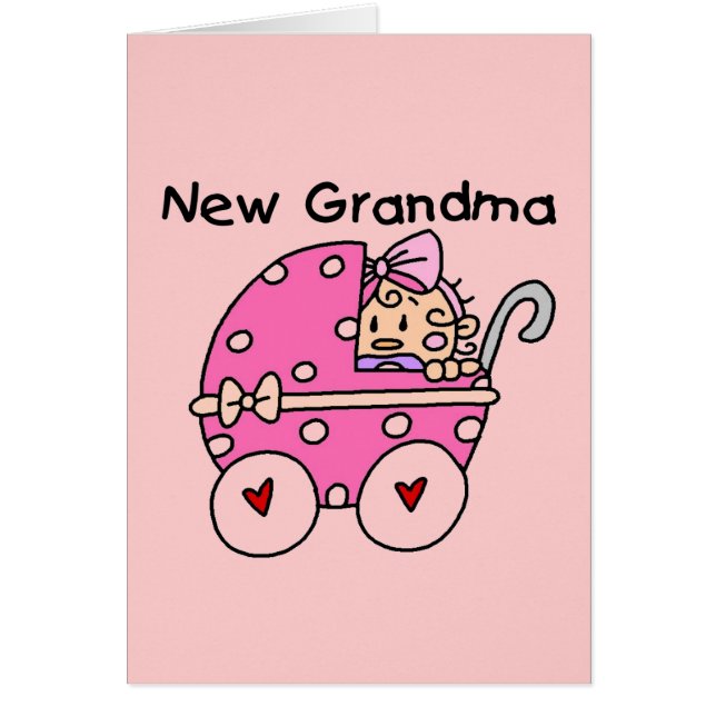 Baby Girl New Grandma T-shirts en cadeautjes (Voorkant)
