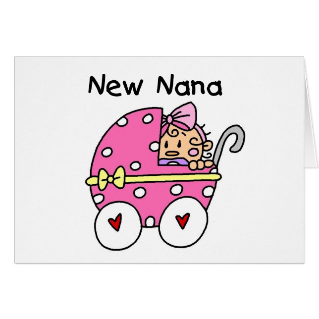Baby Girl New Nana T-shirts en cadeautjes (Voorkant Horizontaal)