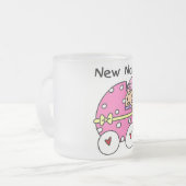 Baby Girl New Nana T-shirts en cadeautjes Matglas Koffiemok (Voorkant links)
