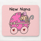 Baby Girl New Nana T-shirts en cadeautjes Muismat (Voorkant)