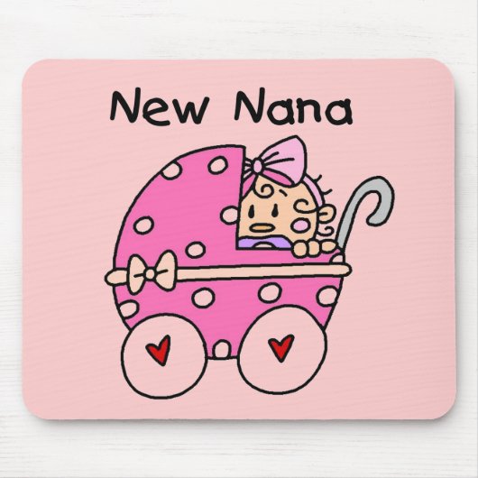 Baby Girl New Nana T-shirts en cadeautjes Muismat (Voorkant)
