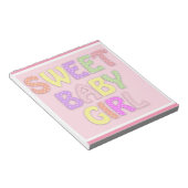 Baby Girl Notitieblok (Schuin)