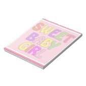 Baby Girl Notitieblok (Linkerzijde)