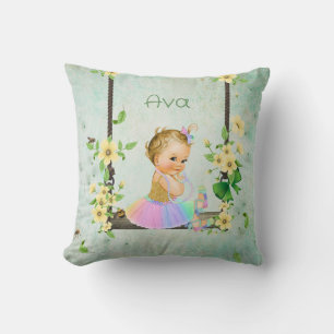 Baby Girl Nursery Pillow Kussen