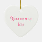 "Baby Girl On the Way"-versiering Keramisch Ornament (Achterkant)