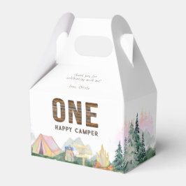 Baby Girl One Happy Camper Birthday Bedankdoosjes