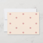 Baby Girl One Happy Girl Verjaardag Kaart (Achterkant)