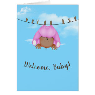 Baby Girl op Clothesline