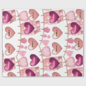 Baby Girl op maat Cadeaupapier (Vlak)