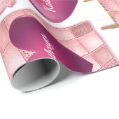 Baby Girl op maat Cadeaupapier (Rol Hoek)