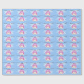 Baby Girl op papier met wasgoed (Vlak)