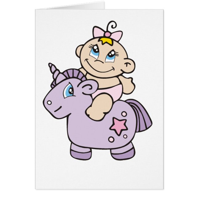 Baby Girl op Unicorn (Voorkant)