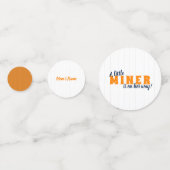 Baby Girl Oranje Donkey Baby shower Confetti (Voorkanten)