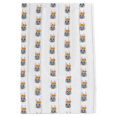 Baby Girl Oranje Donkey Medium Cadeauzakje (Achterkant)