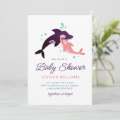 Baby Girl Orca Kaart (Staand voorkant)