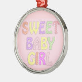 Baby Girl Ornament (Links)