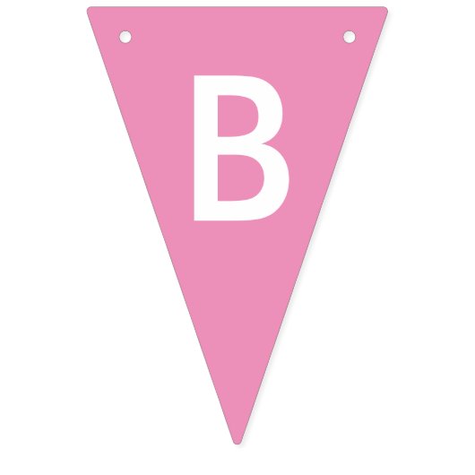 Baby Girl Owens Pink en White Banner (Derde vlag)