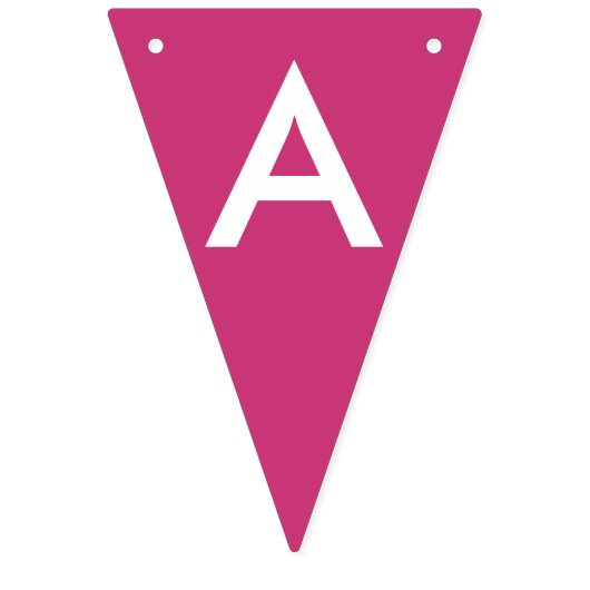 Baby Girl Owens Pink en White Banner (Tweede vlag)