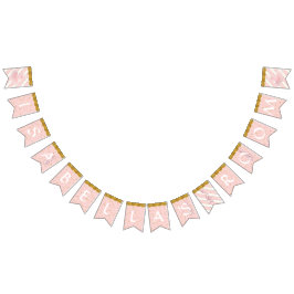 Baby Girl Personalized Nursery Room Name Pennant Vlaggetjes