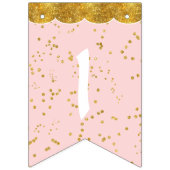 Baby Girl Personalized Nursery Room Name Pennant Vlaggetjes (Tweede vlag)