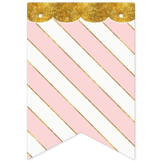 Baby Girl Personalized Nursery Room Name Pennant Vlaggetjes (Tweede vlag)