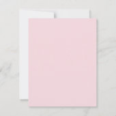 Baby girl persoonlijke foto aankondiging (Achterkant)