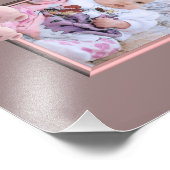 Baby Girl Photo lijst insert Foto Afdruk (Hoek)