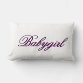 Baby Girl Pillow Kussen (Voorkant)