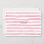 Baby Girl Pink 1 Foto Welkom geboorteaankondiging Kaart (Achterkant)