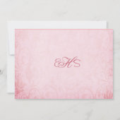 Baby Girl Pink Birth kondiging Aankondiging (Achterkant)