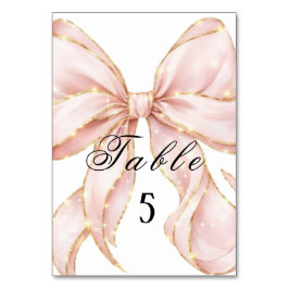 Baby Girl Pink Bow Baby Shower Kaart