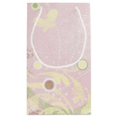 Baby Girl Pink Gift Bag Klein Cadeauzakje (Achterkant)