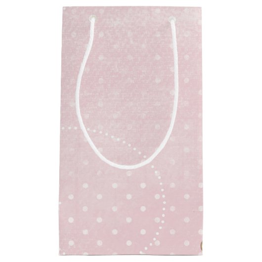 Baby Girl Pink Gift Bag Klein Cadeauzakje (Voorkant)