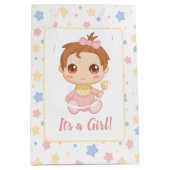 Baby Girl Pink Jumpsuit Medium Cadeauzakje (Voorkant)