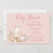 Baby Girl Pink Script Cute Elegant Baby Kaart (Voorkant)