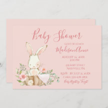 Baby Girl Pink Script Cute Elegant Baby